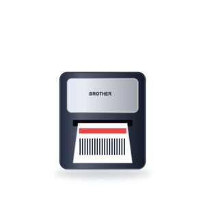 Brother QL-810W Ultra-Fast Wireless Label Printer with Two-Color Black and Red Thermal Printing